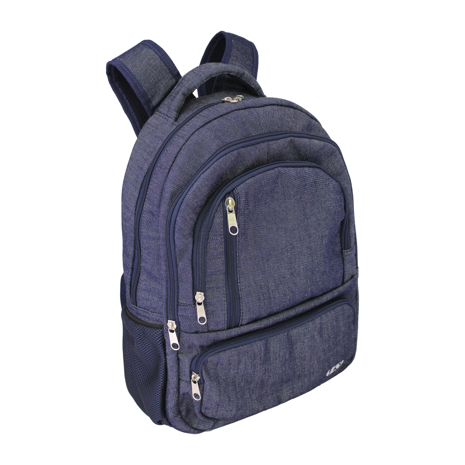 Mochila jeans para notebook, 8 divisões – MN4289