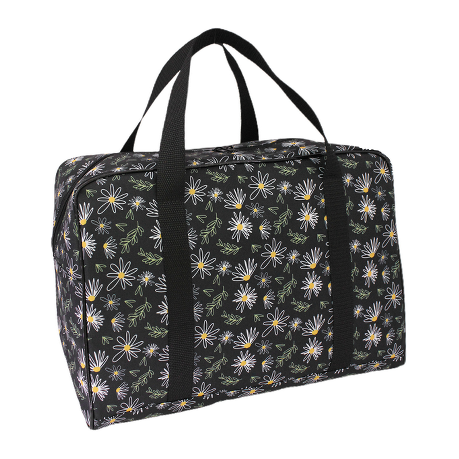 Bolsa de viagem feminina LS Bolsas margarida preta – BV6462